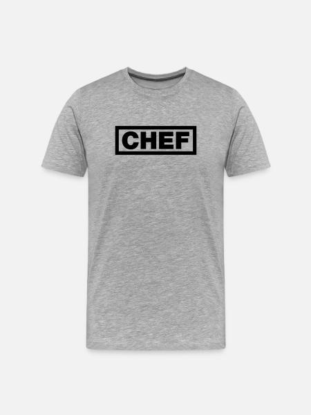 Patron - T-shirt bio Premium Homme - gris chiné