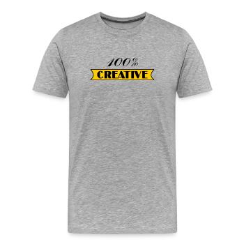 anniversaire. anniversaire décennie. humour. drôle - T-shirt bio Premium Homme - gris chiné - Devant - Damien (186cm)