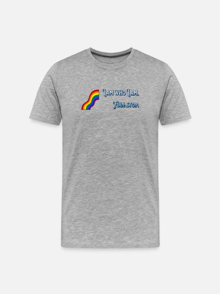I am what I am - Men's Premium Organic T-Shirt - heather grey