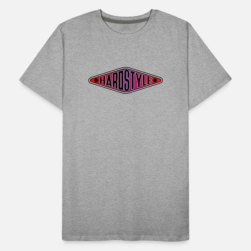 Hardstyle Hemd - Hardcore Techno Rave Vibes Männer Premium Bio T-Shirt