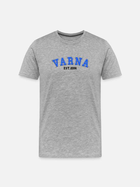 Varna Est. 2006 - Men's Premium Organic T-Shirt - heather grey