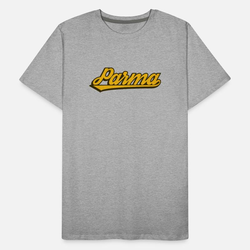 Parma Vintage Script Logo Männer Premium Bio T-Shirt