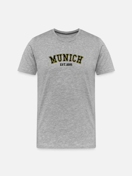 Munich_Est_2005 - T-shirt bio Premium Homme - gris chiné