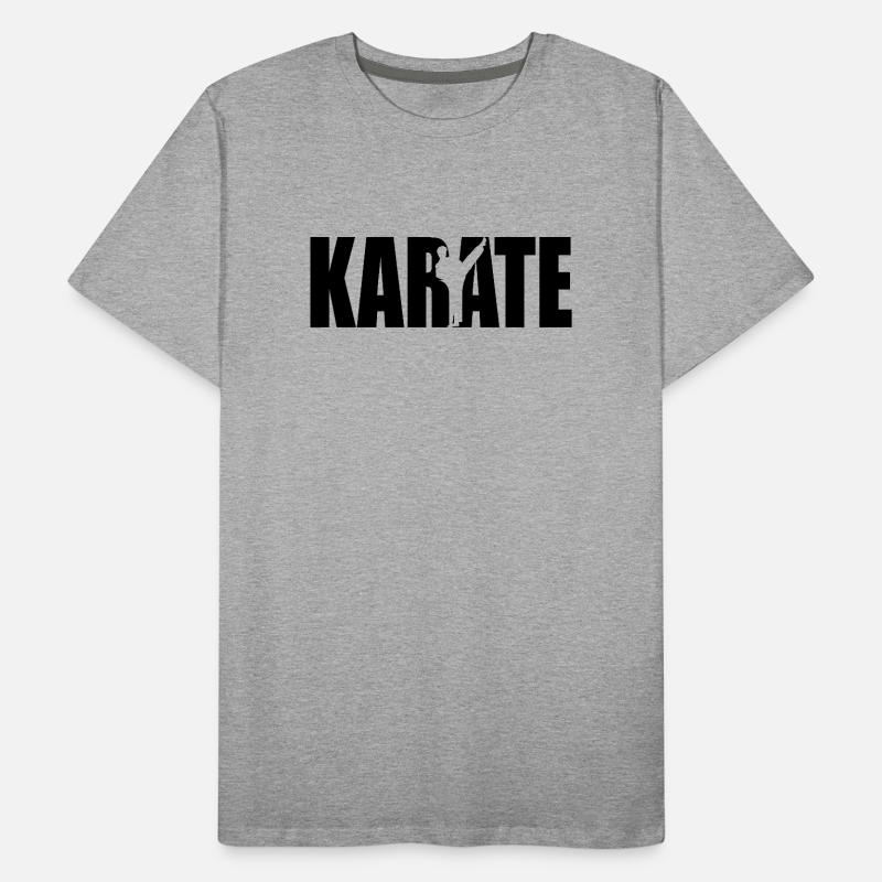 Conception classique du karaté – Force et discipline T-shirt bio Premium Homme