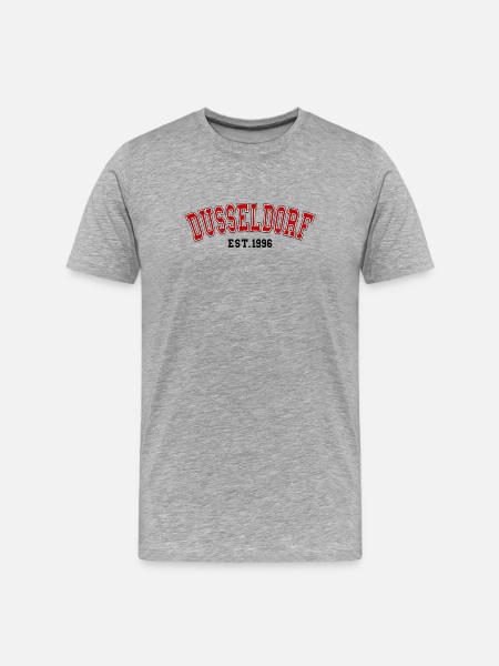 Dusseldorf Est. 1996 - Men's Premium Organic T-Shirt - heather grey