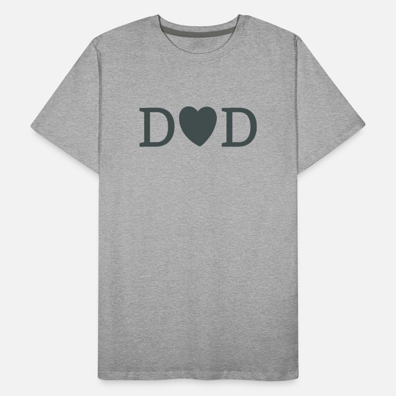 DAD – Vaterliebe Männer Premium Bio T-Shirt