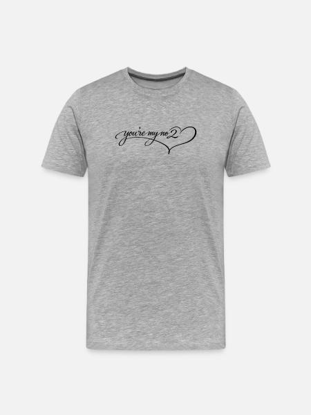 NO2 - T-shirt bio Premium Homme - gris chiné