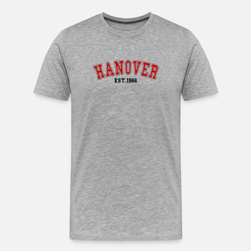 Hannover gegründet 1966 - Männer Premium Bio T-Shirt - Grau meliert