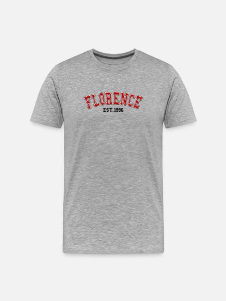 Florence Est. 1996 - Men's Premium Organic T-Shirt - heather grey