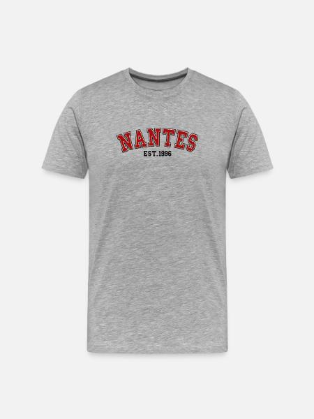 Nantes Est. 1996 - Men's Premium Organic T-Shirt - heather grey