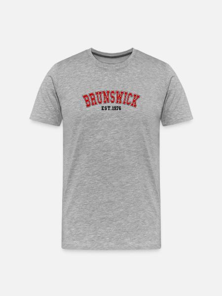 Brunswick Est. 1976 - Men's Premium Organic T-Shirt - heather grey