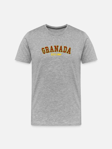 Granada Est. 1996 - Men's Premium Organic T-Shirt - heather grey