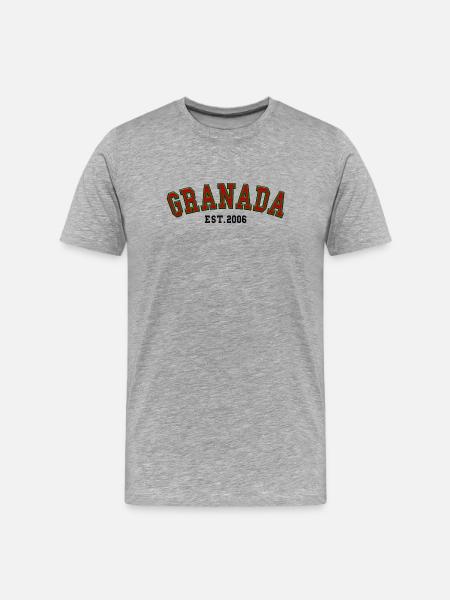 Granada Est. 2006 - Men's Premium Organic T-Shirt - heather grey