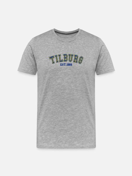 Tilburg gegründet 1966 - Männer Premium Bio T-Shirt - Grau meliert