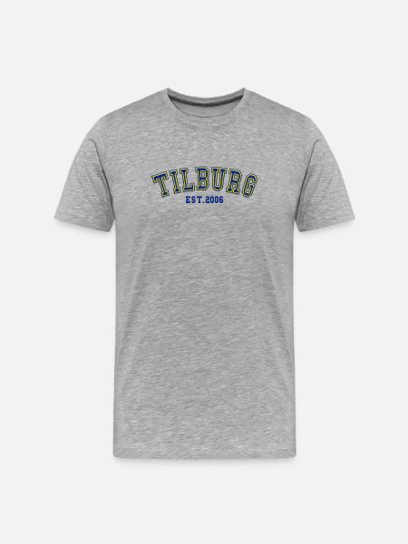 Tilburg gegründet 2006 - Männer Premium Bio T-Shirt - Grau meliert