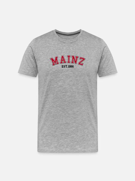 Mainz Est. 1966 - Men's Premium Organic T-Shirt - heather grey