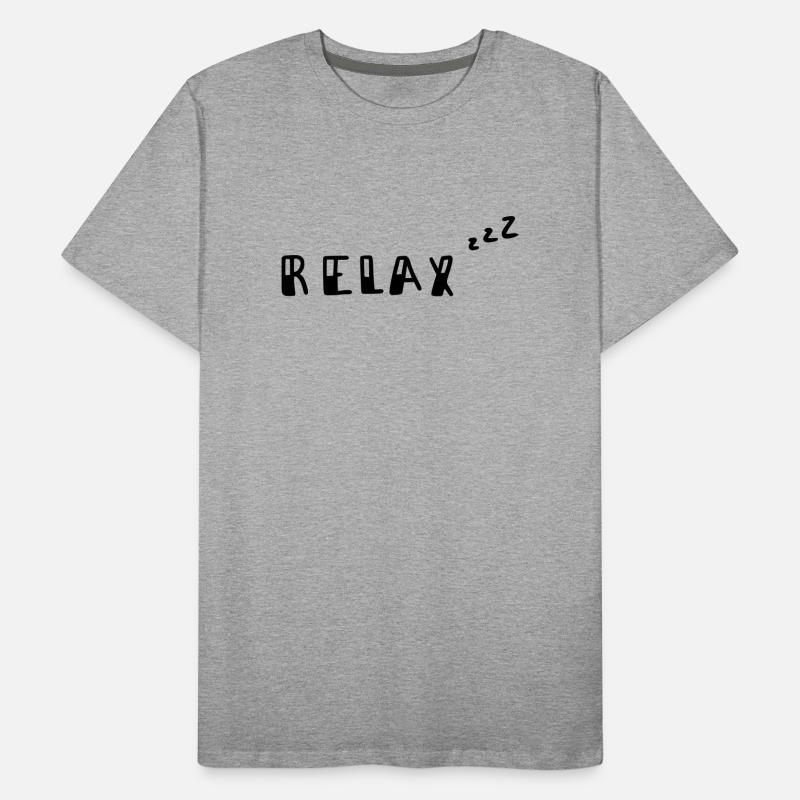 Relax Men's Premium Organic T-Shirt