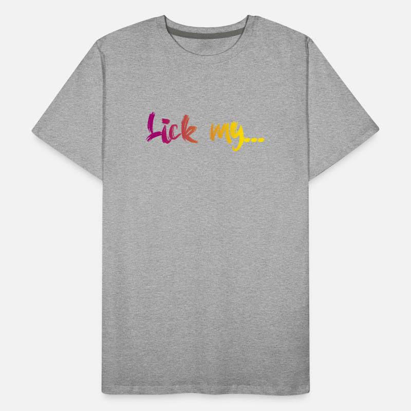 Lèche mon T-shirt bio Premium Homme