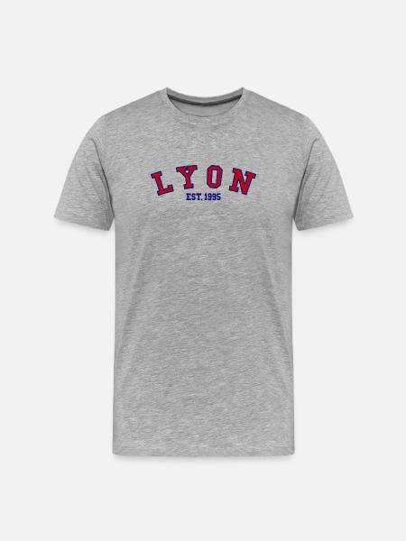 Lyon Est. 1995 - T-shirt bio Premium Homme - gris chiné