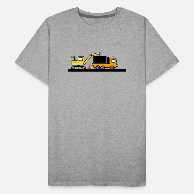 Excavatrice T-shirt bio Premium Homme