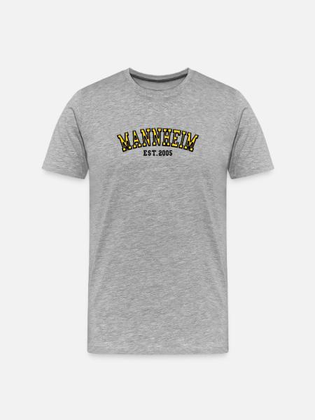 Mannheim Est 2005 - Men's Premium Organic T-Shirt - heather grey