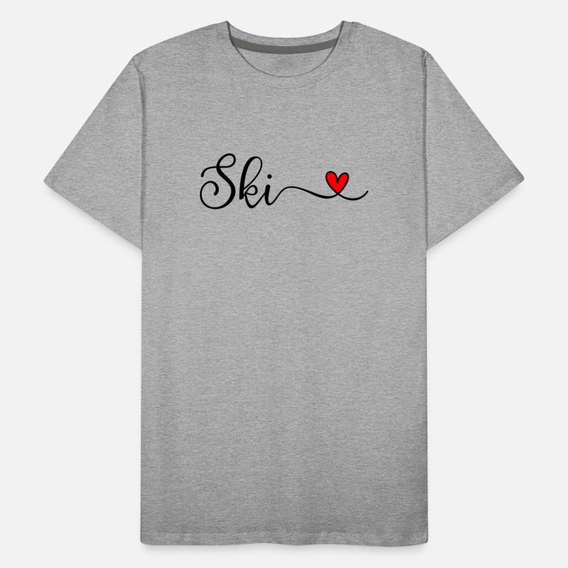 Ski T-shirt bio Premium Homme