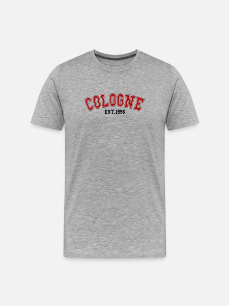 Cologne Est. 1996 - Men's Premium Organic T-Shirt - heather grey