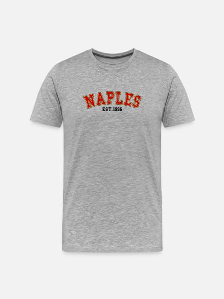 Naples Est. 1996 - Men's Premium Organic T-Shirt - heather grey