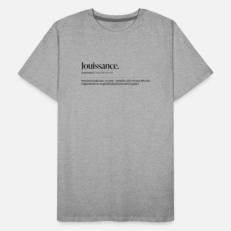 Jouissance – Lust as a statement Men's Premium Organic T-Shirt
