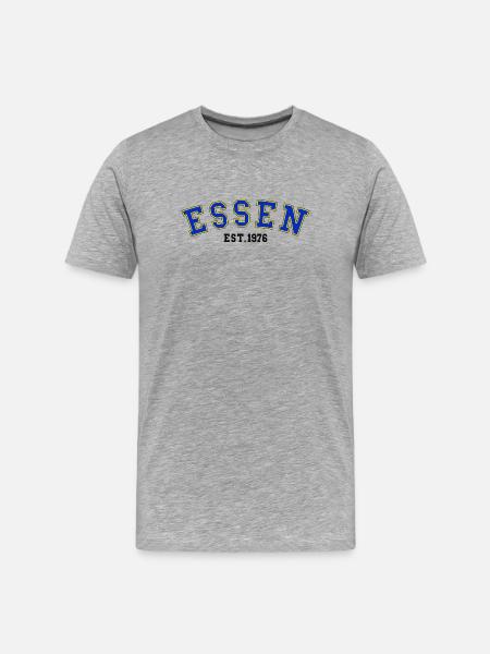 Essen Est. 1976 - Men's Premium Organic T-Shirt - heather grey