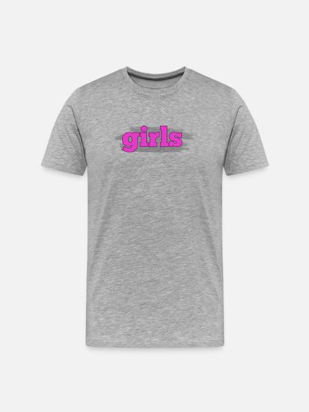Girls Néon Pop - T-shirt bio Premium Homme - gris chiné