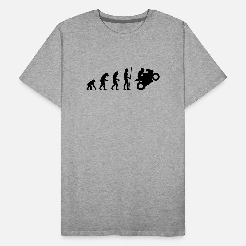 evolution_biker T-shirt bio Premium Homme