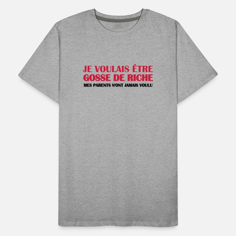 Gosse de riche T-shirt bio Premium Homme