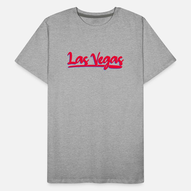 Script néon de Las Vegas T-shirt bio Premium Homme