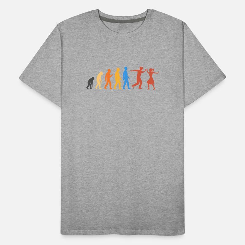 Swing-Tanz - Die höchste Stufe der Evolution Männer Premium Bio T-Shirt