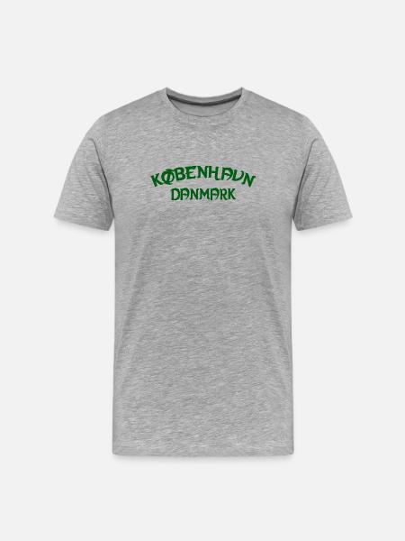 Copenhagen Forever Denmark - Men's Premium Organic T-Shirt - heather grey
