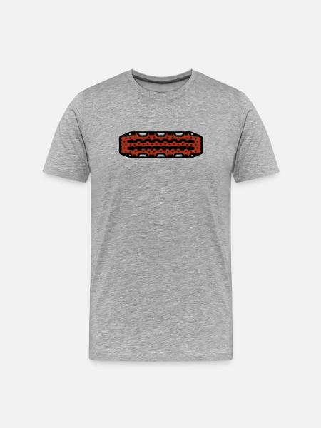 Offroad Sand Sheet 4x4 Mud - Men's Premium Organic T-Shirt - heather grey