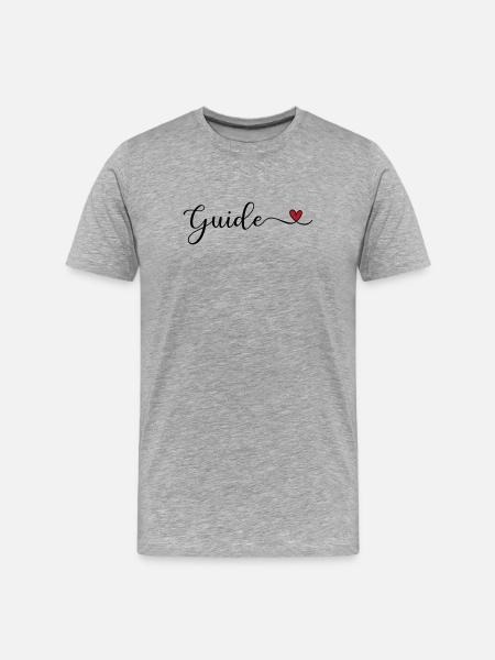 Guide - Men's Premium Organic T-Shirt - heather grey