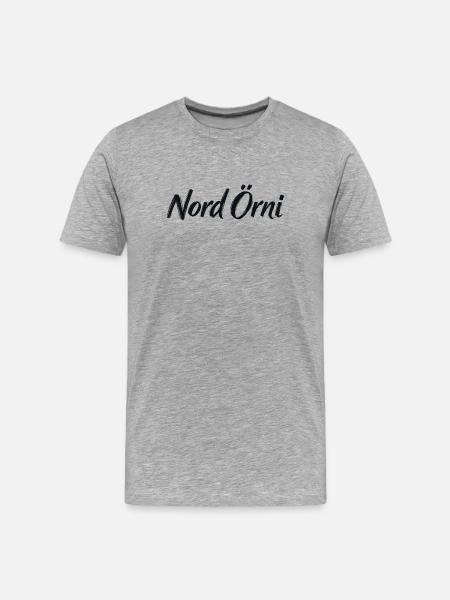 North Örni - Men's Premium Organic T-Shirt - heather grey