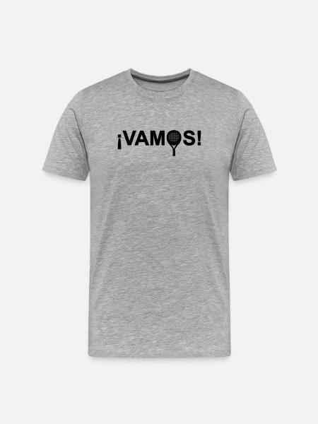 Vamos! - Men's Premium Organic T-Shirt - heather grey