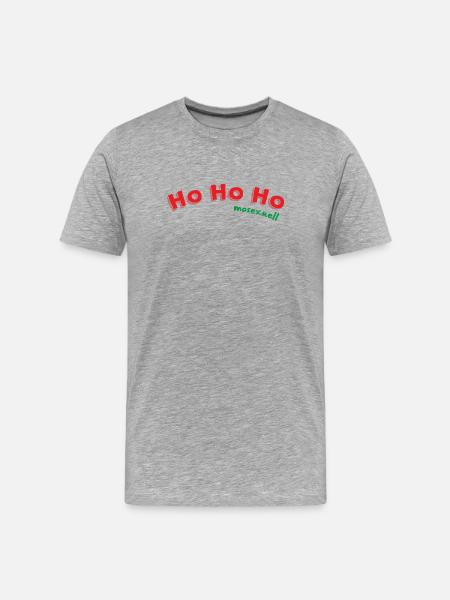 Ho Ho Ho mosexual - Men's Premium Organic T-Shirt - heather grey