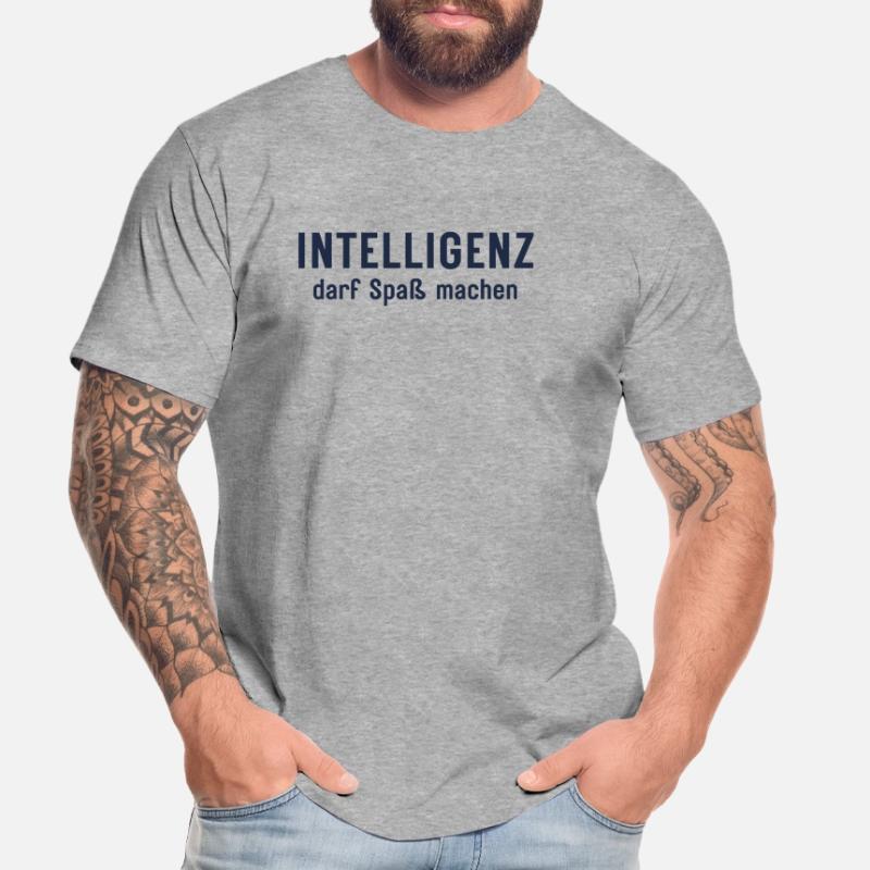 Intelligenz darf Spaß machen Statement Design Männer Premium Bio T-Shirt