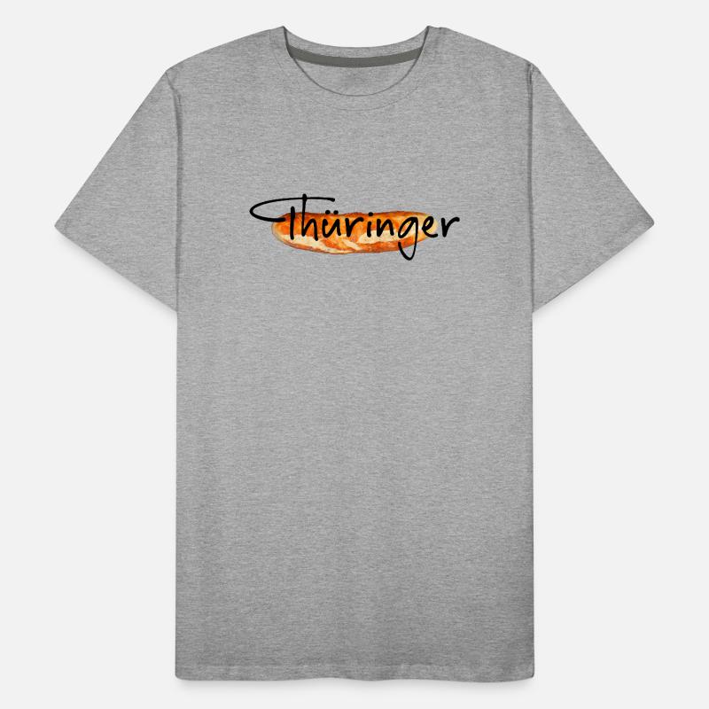 Thüringen Bratwurst Männer Premium Bio T-Shirt