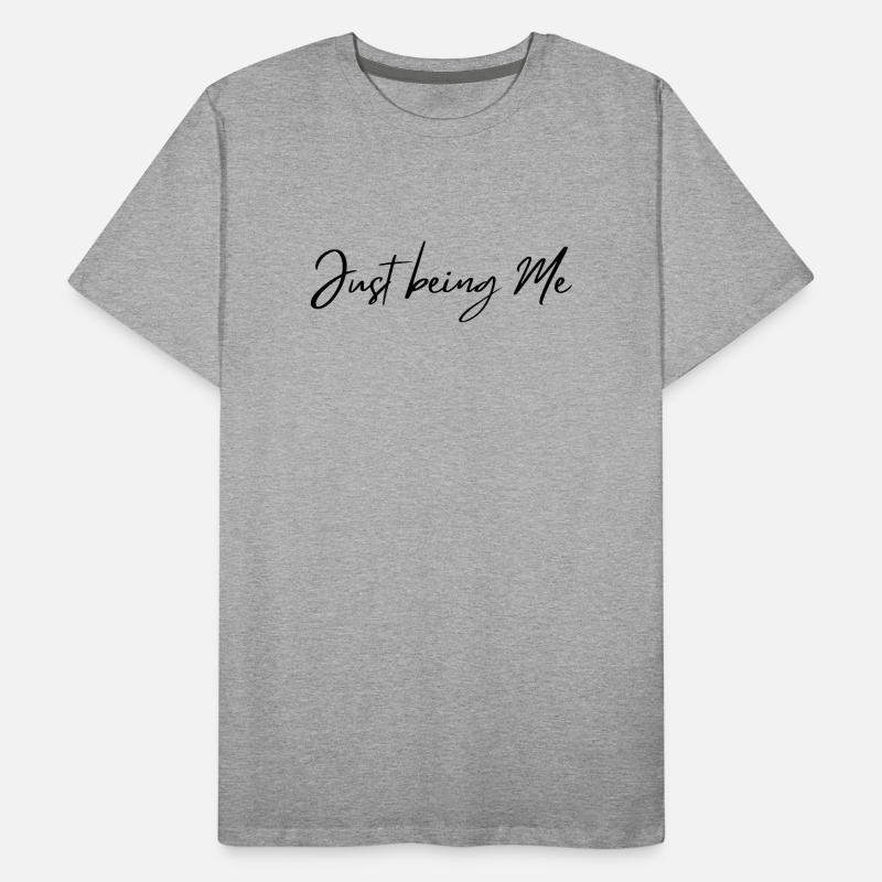 Einfach ich selbst sein Männer Premium Bio T-Shirt