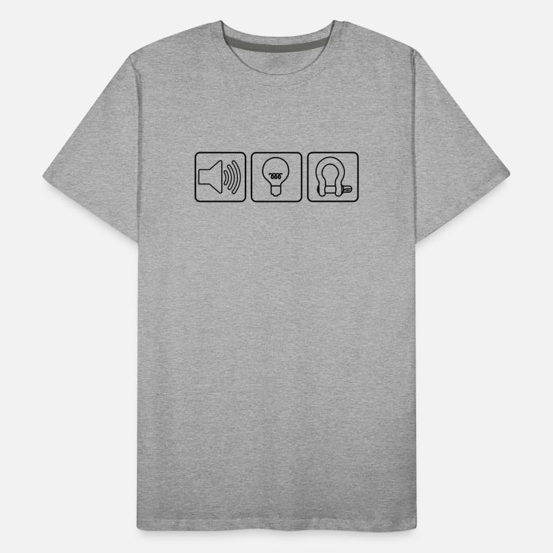 Sound Light Rigging Logo Männer Premium Bio T-Shirt