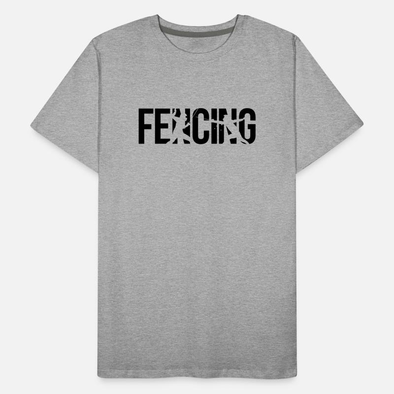 fencing Men's Premium Organic T-Shirt