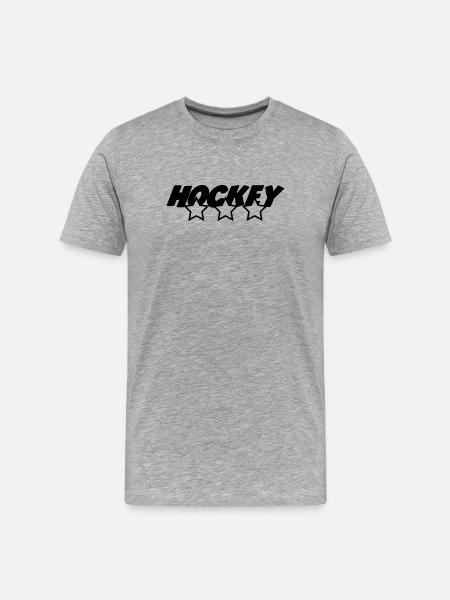 Hockey - T-shirt bio Premium Homme - gris chiné