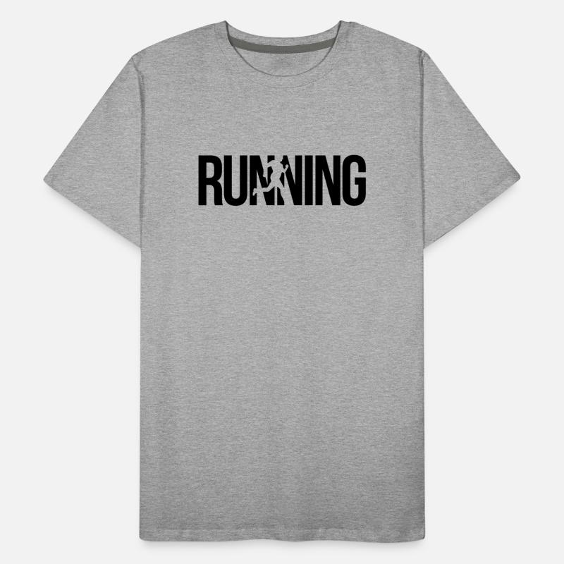 running Men's Premium Organic T-Shirt