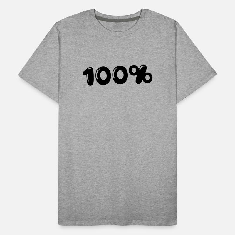 100% Men's Premium Organic T-Shirt