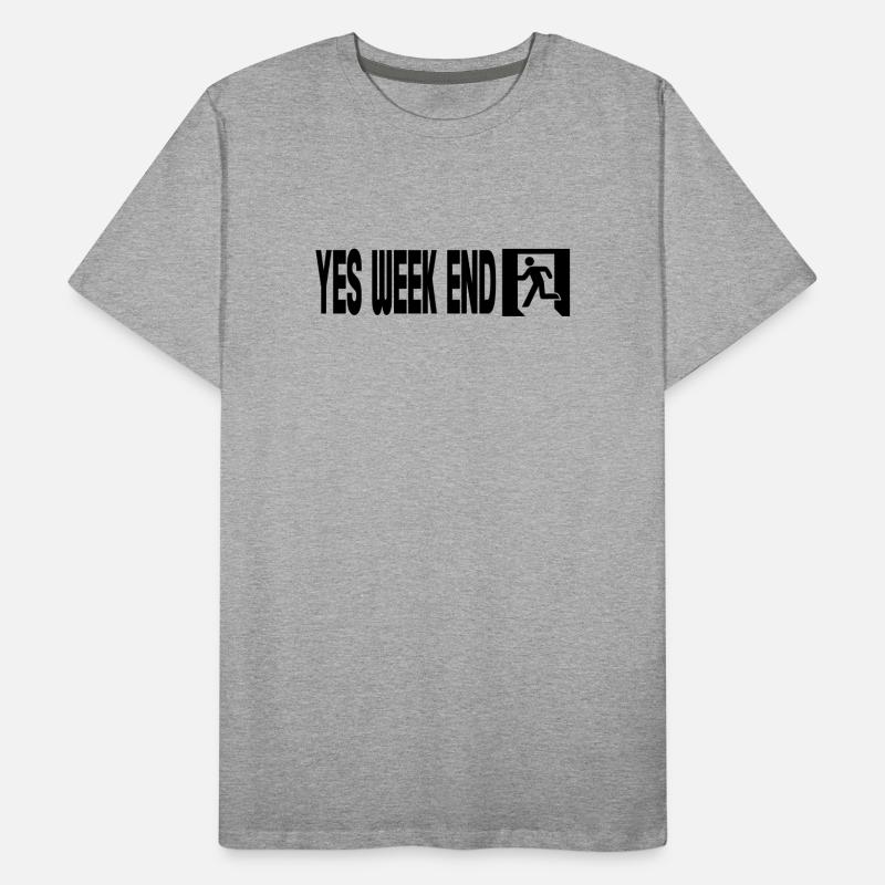 yes weekend Men's Premium Organic T-Shirt